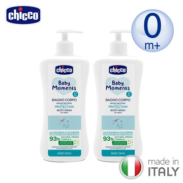 chicco-寶貝嬰兒植萃泡泡浴露500ml-溫和不流淚配方-2入組
