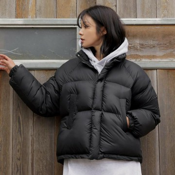 【巴黎精品】現貨+預購 頂級真羽絨外套90%鴨絨羽絨衣秋冬外套上衣大碼休閒女裝-立領麵包服短款2色a1lr17