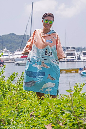 北極海洋斗篷快乾毛巾