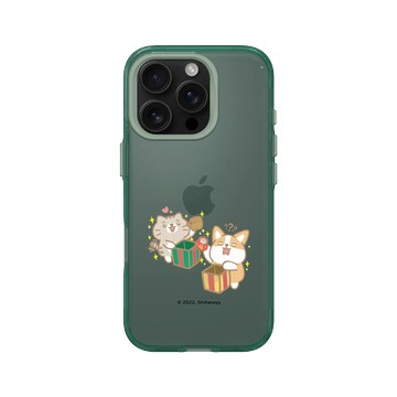 iPhone 16 Pro Clear 憂墨綠 - 柴語錄 Shiba Says - 交換禮物