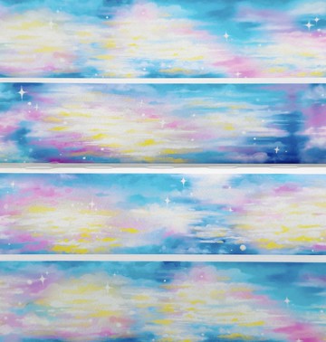 琉璃星夜 PET 紙膠帶 5米卷