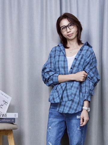 溫柔格紋季｜輕盈襯衫的秋日層次學 (二件式)