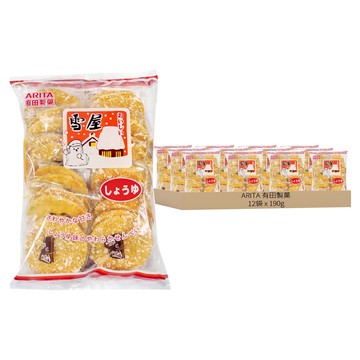 ARITA 有田製菓 雪屋 輕辣  190g  12袋