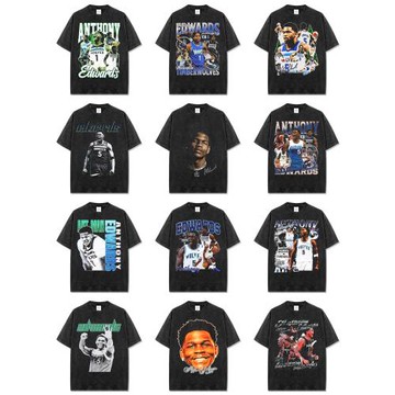 BC復古潮牌短袖高街愛德華茲Edwards水洗T恤男重磅高街純棉小領口