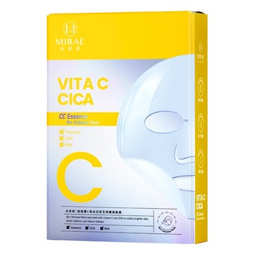 MIRAE 未來美 超級雙C美白修護生物纖維面膜  3片  1組