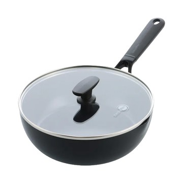 GREEN PAN 鑽石陶瓷塗層不沾萬用鍋 附蓋  24cm  1個