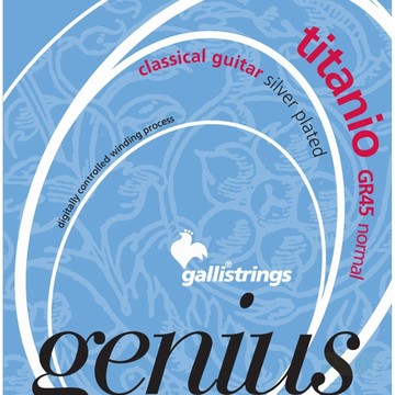 Galli古典吉他弦 GR45 Titanio 頂級鈦合金 鍍銀 薄膜 纏弦 中張力 義大利【黃石樂器】