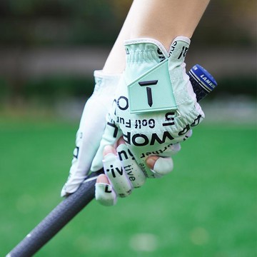 EuropeanTour歐巡賽高爾夫手套女雙手新品時尚防滑露指透氣手套