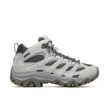 Merrell Moab 3 Mid WP [ML00004923] 女 戶外/越野鞋 灰 透氣 避震 中筒