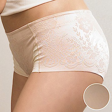 華歌爾-BABY HIP 64-82 低腰短管修飾褲(膚)微翹臀-無痕穿搭