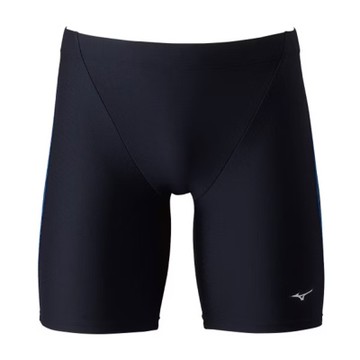 MIZUNO美津濃 BASIC 男泳褲 黑藍色 N2MBAA1192
