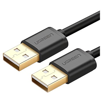 UGREEN 綠聯 USB2.0公對公傳輸線 US102  2m  黑色  1條