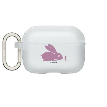 AirPods Pro 2 AirPods Case 透明 - 幾米 Jimmy Liao - 兔子系列-毛毛兔