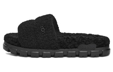 WMNS COZETTA CURLY SLIDE BLACK