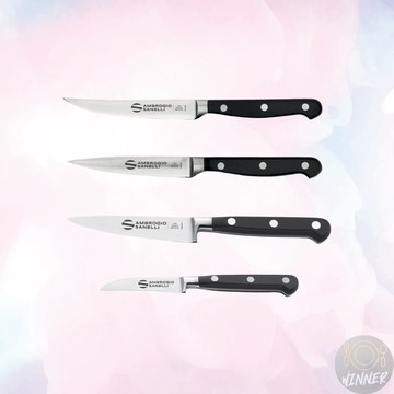 SANELLI CHEF削皮刀系列【Winner】橄欖刀 刻花刀 削皮刀 雕刻刀 水果刀 水果削皮刀 牛排刀 彎形削皮刀