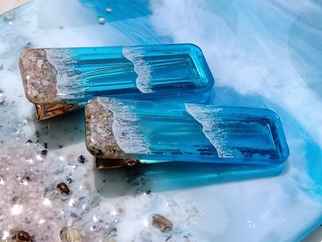 手作押花髮夾 | 夏日海洋系列 Part 1