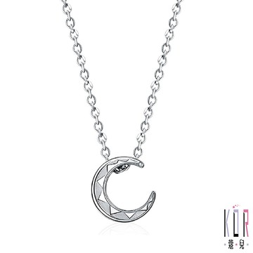 K’OR蔻兒  你融我融鑽石/白鋼男項鍊