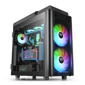 【獨家！另享10%回饋】曜越 Level 20 GT ARGB高直立式強化玻璃機殼/消光黑CA-1K9-00F1WN-03