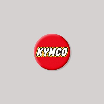 KYMCO/TOY/圓形/鋁牌飾貼 SunBrother孫氏兄弟 金屬質感 防水 鋁牌 車貼