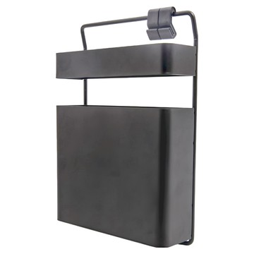 HOLA 和樂家居 INK 鐵製烤漆壁掛刀具架 520g  黑色  1個