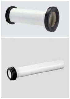 【 麗室衛浴】隱藏式馬桶 專用加長零件套管 進水+排水 VT133