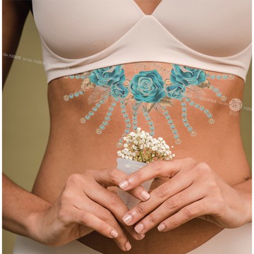 買3送1💲AL-028美胸 美背 美腰 共38款👑大邱紋身👑【T20A】 假刺青 防水 紋身貼 紙 刺青貼 胸部紋身貼紙