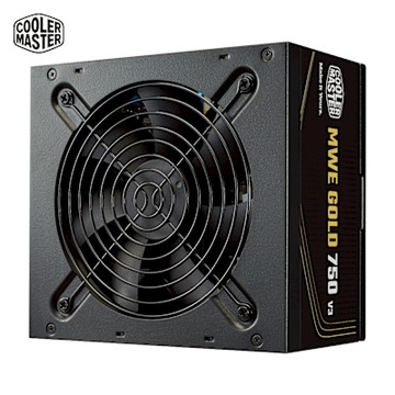 Cooler Master MWE GOLD 750W V3 ATX3.1 直出線 金牌 750w 電源供應器 黑色