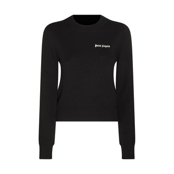 Palm Angels - Black Viscose-wool Blend Jumper
