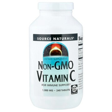 Source Naturals, Non-GMO 維生素 C，1000 毫克，240 片