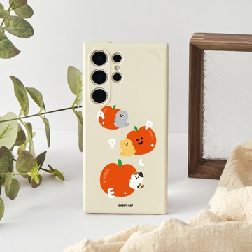 周氏喵喵蘋果喵喵純色矽膠SAMSUNG手機殼