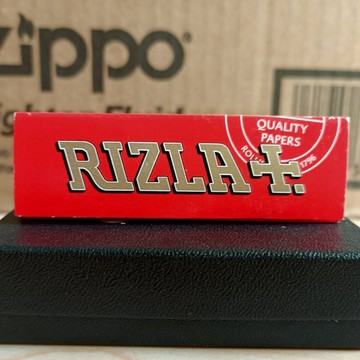 【正品附發票 / 現貨】法國  RIZLA手捲菸紙  中磅標準紙 一本50張 (RED--70MM )