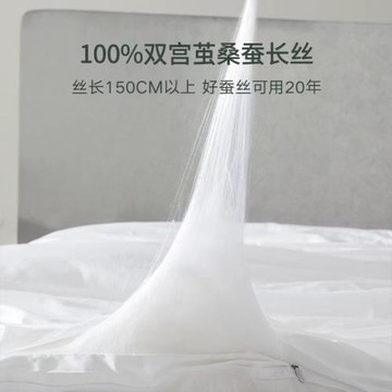 全棉蠶絲被芯100手工桑蠶絲子母被夏涼被春秋被加厚冬被雙人正品