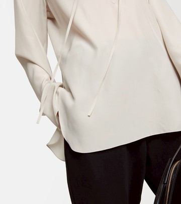 The Row Malon silk blouse