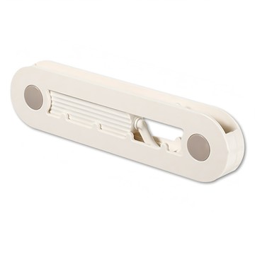 FaSoLa 多功能收納掛鉤 摺疊衣架組 -2組 白色 26.4cmx6.4cm