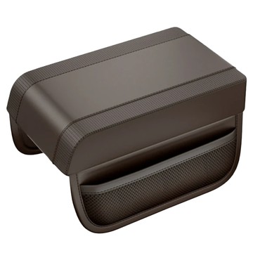 汽車扶手箱收納盒增高墊 舒適記憶棉柔軟支撐  深棕色  1個