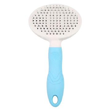 Skylife 一鍵寵物推毛梳 粗毛款 藍色  1個