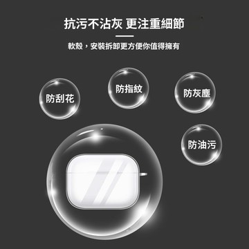 水晶高透 透明 AirPods Pro2 保護殼 AirPods 1/2/3/4代 耳機殼 蘋果充電盒 保護套 耳機套