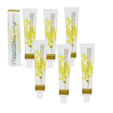澳洲 HEALTH NATURE 尤加利蜂膠牙膏含薄荷風味(6入組 110g/條)