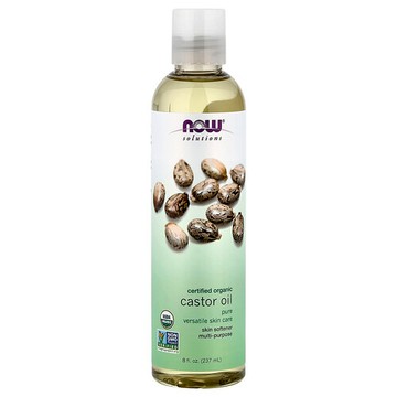 NOW Foods, Solutions，有機蓖麻油，8 液量盎司（237 毫升）