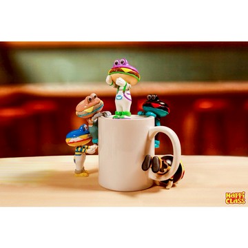 【Fubees】Happi Class 100%漢堡君公仔盒玩(3入隨機款)