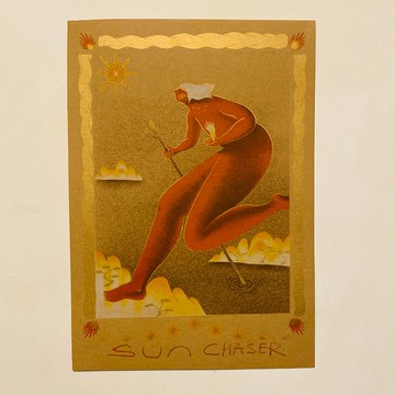 孔版印刷Risograph | 追日追月 | 三張一組