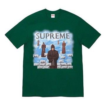 Supreme FW19 Week 1 Levitation Tee Printing Short Sleeve Unisex Dark Green