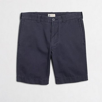 美國百分百【全新真品】J Crew 褲子 JC 短褲 五分褲 休閒褲 工作褲 修身 深藍 男 31 32腰 E087