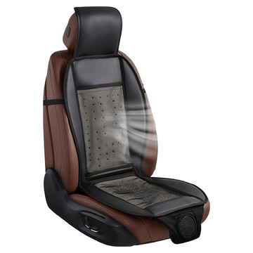 西格傢飾 汽車吹風涼爽坐墊 12V轎車適用  120*48cm  黑色  1個