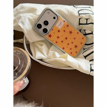 ✨iphone手機殼✨姜黃星星適用于iPhone17promax蘋果手機殼16/15玻璃14/13高級12女