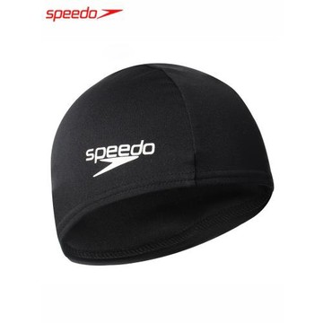 speedo速比濤泳帽男女通用成人舒適不勒頭布帽長發護耳加大游泳帽