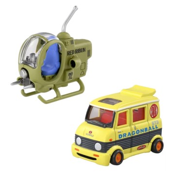 Dream TOMICA 七龍珠-紅領巾軍戰鬥機/龜仙人貨車