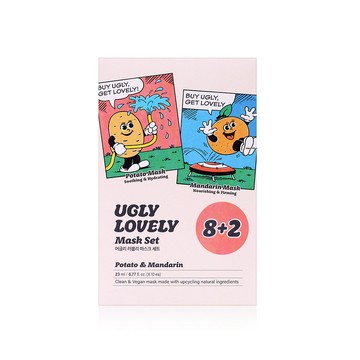UGLY LOVELY 馬鈴薯&柑橘保濕面膜(10入組)-舒緩&彈力 效期 2026.10.30