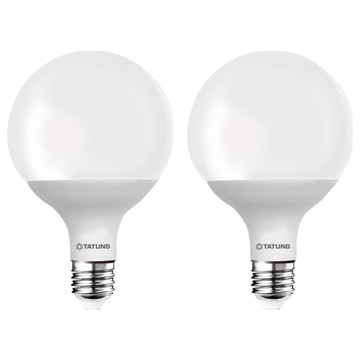 TATUNG 大同 球型燈泡 LED 3000K 全電壓 15W G95  2個  黃光
