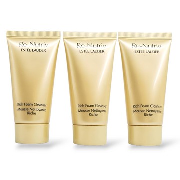 ESTEE LAUDER 雅詩蘭黛 白金級光潤潔面乳【30ML*3】黃金版新包裝旅行瓶 奢華頂級清潔保養